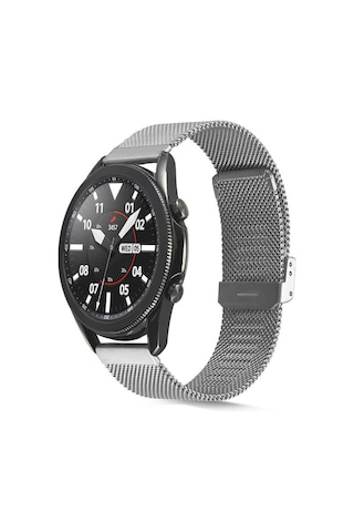 Gear S3 Uyumlu Krd-45 22mm Metal Zore Kordon-mavi