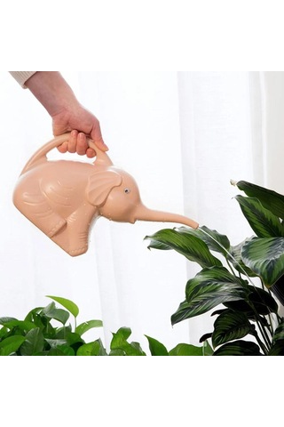 Qingmipy Yeşil 2 Litre Uzun Çıktılı Plastik Sulama Kavanozu - Ev Bitkileri, Saksı Bitkileri İçin Düşük Basınçlı Sulama Aleti