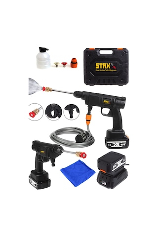 Staxx Power STW48C Kömürsüz Akülü Otomobil Yıkama Makinesi