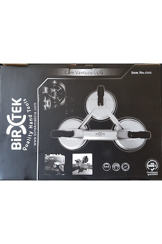 Birtek Üçlü Aliminyum Cam Vantuzu