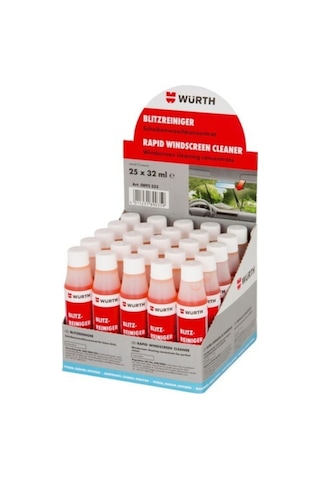 Würth Konsantre Cam Temizleme Sabunu 32 Ml 10 Adet