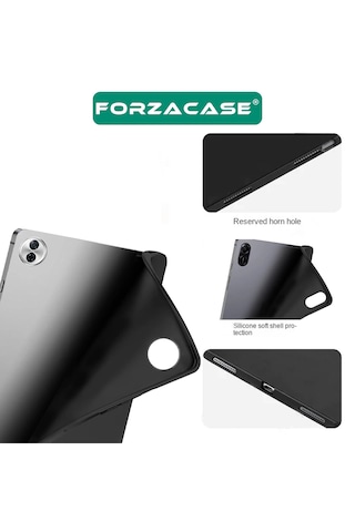 Forzacase Honor Pad 20 / 20 Pro 12.1 inch Tablet ile Uyumlu Silikon Kılıf Siyah - FC155