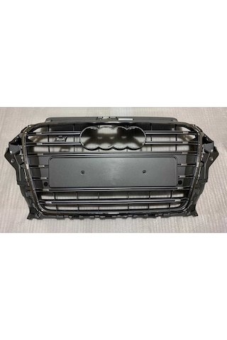 Audi A3 S3 2013-2016 Uyumlu Yedek Parça Panjur Gri Krom