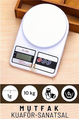 Transformacion Hassas Mutfak Terazisi Kuaför Terazisi 10 Kg 720704