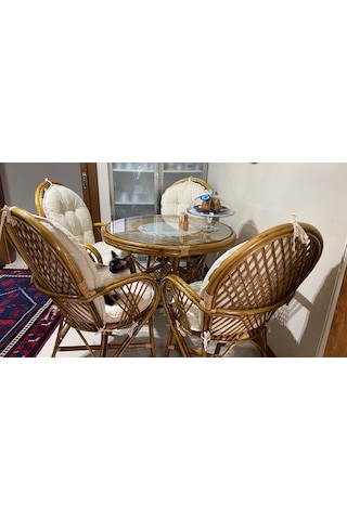 Şirin 4'lü Yemek Takımı Açık Kahverengi