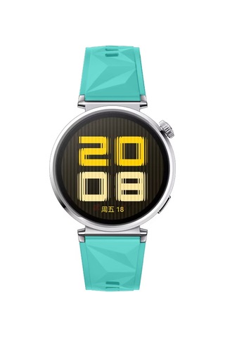 Sneezy Huawei Watch Gt5 41mm İle Uyumlu Prism Metal Tokalı Soft Yumuşak Silikon Kordon