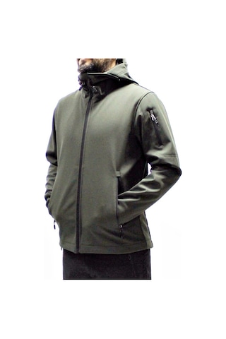 Mudwill Haki Trail Rüzgar Geçirmez Softshell Mont Ceket