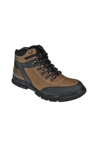 Tardelli Hakiki Deri İçi Kürklü Battal Boy Erkek Bot Trd-4351 Kum Nubuk KUM NUBUK