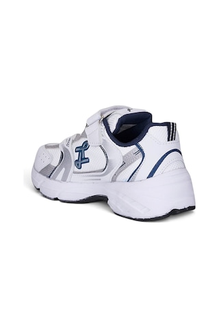 Nstil Günlük Unisex Çocuk Spor Ayakkabı Cırtlı Lastik Bağcık Desenli Rahat Hafif Taban Sneaker 180c Lacivert