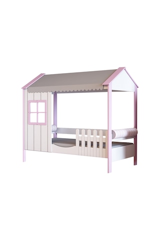 Meltem Kids Cozy Pembe Montessori Çocuk Odası Karyola 100x200 CM Pembe