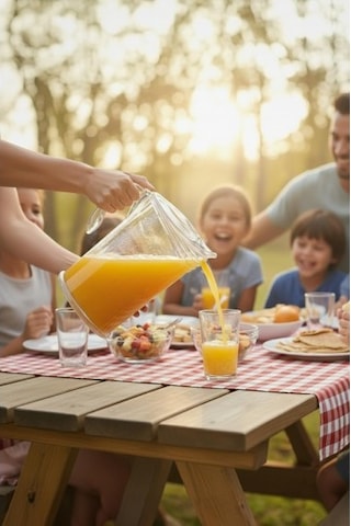 Northcity Akrilik 2 Litre Şeffaf Sürahi - Pratik Ve Kompakt Tasarım