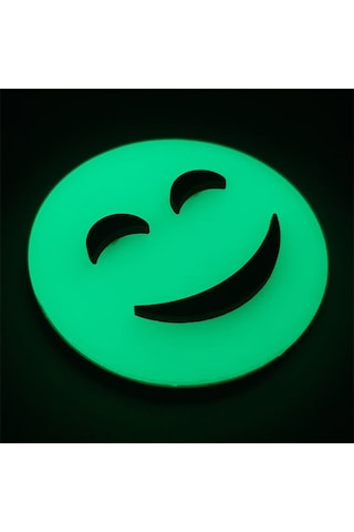 Emoji , Fosforlu Emojiler ( Karanlıkta Parlar ) Duvar Süsü 6,5 Cm (396170820)