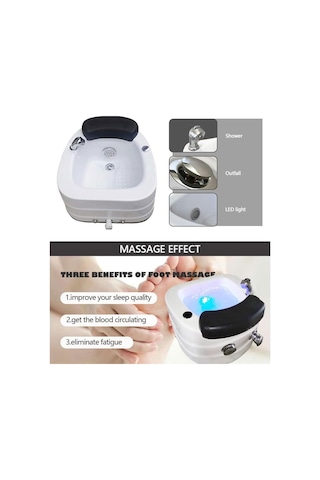Taşınabilir Pedikür Ayak Spa Küveti, Pedikür Kasesi, Ayak Banyosu, Ayak Jakuzisi, Pedikür Spa Küveti, Akrilik Pedikür Sandalyesi, Şampuan Lavabosu, Lavabo, Spa Ayak Duşu, Çamaşırhane