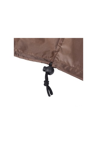 Xiyyadms Bahçe Dış Mekan Deck Kutusu Kılıfı 210d Oxford Kumaşı, Su/yağmur/uv/toz Koruyucu, 123x62x55 Cm Kahverengi