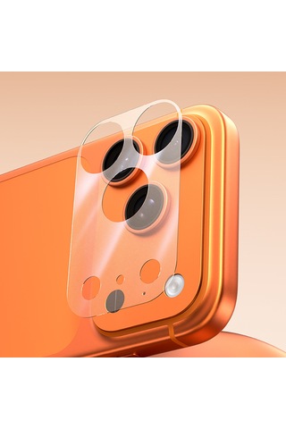 İphone 17 Pro Uyumlu Benks Çizilmelere Karşı Dayanıklı 0.35mm Mat Kamera Full Lens Koruyucu Şeffaf