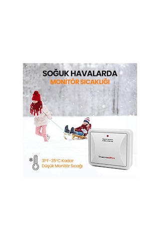 ThermoPro TX-4B İlave Dış Sensör (TP63B, TP67B, TP68B için)