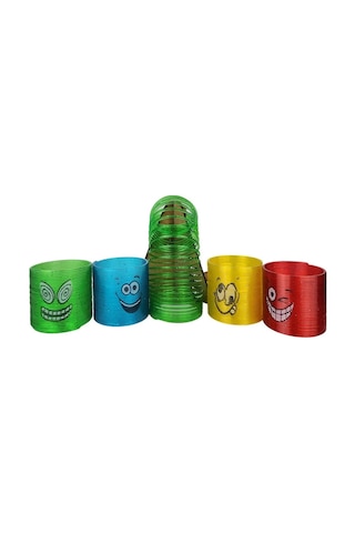 Stres Yayı Oyuncak Gülenyüz Stres Yayı - 6 Cm Çapında - 3 Adet