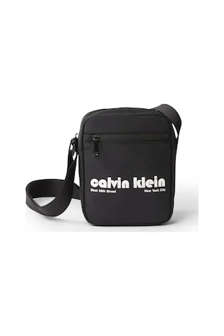 Calvin Klein Ckj Graphic Ck Reporter Siyah Erkek Çanta-8763 Siyah