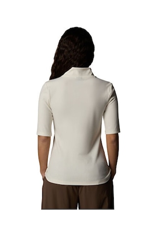 The North Face W S/s Mock Neck Slim Tee Kadın Outdoor Tişörtü Nf0a89c3qlı1 Beyaz Beyaz