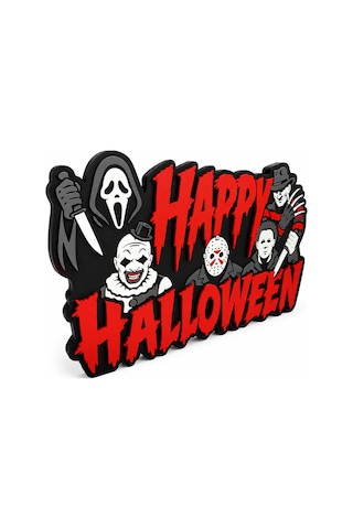 Happy Halloween Dekoratif Masa Ve Duvar Süsü Cadılar Bayramı Parti Dekoru