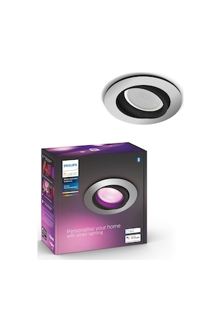 Philips Hue Centura Akıllı Gömme Spot 1x4.2w Alüminyum Çok Renkli