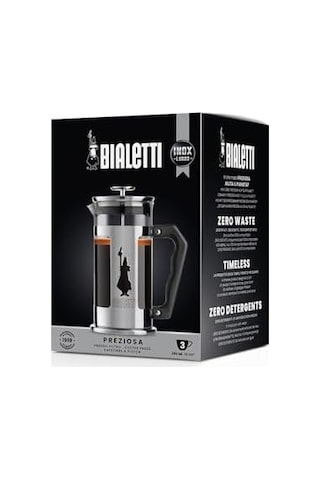 - Preziosa French Press: Yaklaşık 350ml Kapasiteli Kahve Hazırlayıcı - 18/10 Paslanmaz Çelik Gövde - Bulaşık Makinesinde Yıkanabilen Borosilikat Cam Sürahi - Paslanmaz Çelik Filtre Sistemi Açık Bej