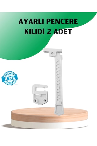 Mey İthalat Emniyet Amaçlı Pencere Açılma Sınırlayıcı Aparat 2 Adet Çok Renkli