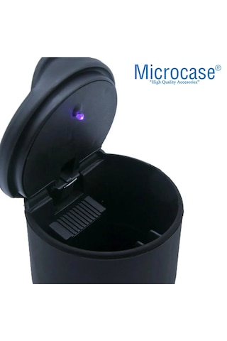 Microcase Oto Araç İçi Led Işıklı Kapaklı Küllük - Al4879