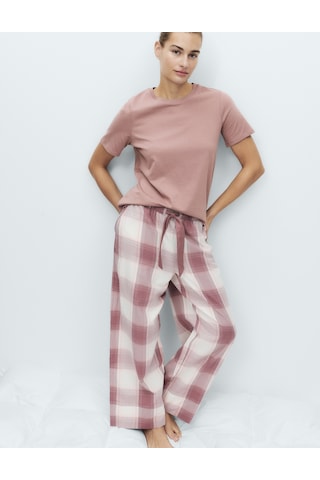 Marks & Spencer 2’li Saf Pamuklu Pijama Üstü T37003696T Krem Mix