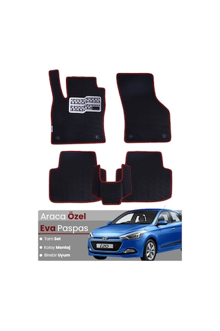 Hyundai İ20 2014-2020 Uyumlu Eva Paspas Tam Set Araca Özel,kolay Montaj,su Geçirmez 703