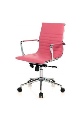 Aykanoffice Aykan Ofis Riva Pembe Çalışma Koltuğu