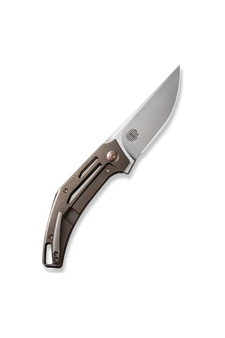 We Knife Speedliner Titanium Bronze Frame Lock Kamp Çakı Bronz