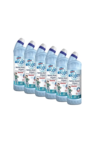 Oksijen Çamaşır Suyu 750 Ml Ekonomi Paketi 6'lı Okaliptus Diğer