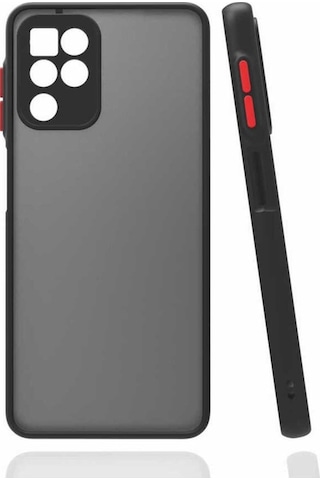 Samsung Uyumlu Galaxy M22 Kılıf Zore Hux Kapak Siyah