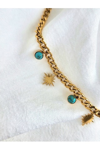 Kutup Yıldızı Model Minimal Çelik Kolye