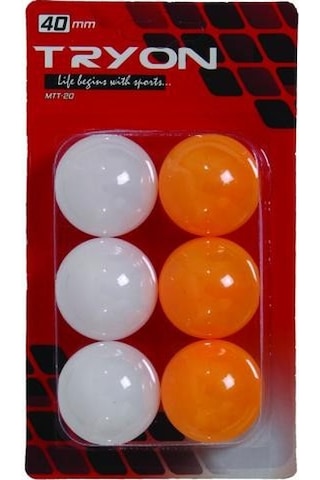 Tryon Mtt-20 Masa Tenisi Topu 6 Lı