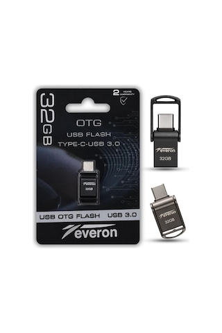 Everon 32gb Typec Usb Otg 3.0 Metal Flash Bellek