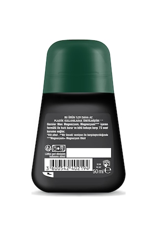 Garnier Men Magnezyum Ultra Kuru Erkek Roll-On 50 ML