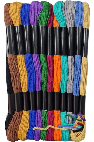 Muline Iplik Seti 24 Adet Çile 24 Renk Çeşidi