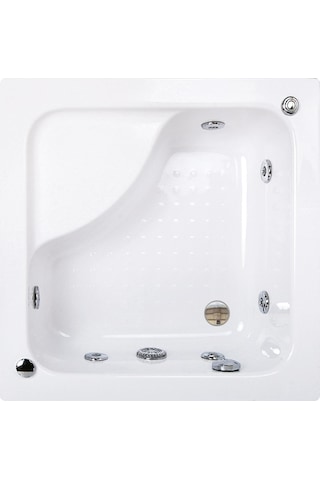 Shower 100X100 Mına Kare Mini Küvet