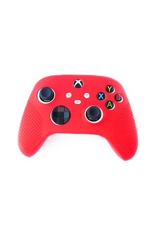 Xbox Series S/x Silikon Kırmızı Kol Koruyucu Kılıf 9. Nesil Kol Uyumlu
