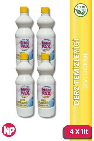 Derz Temizleyici 4 X 1lt 4'lü Set
