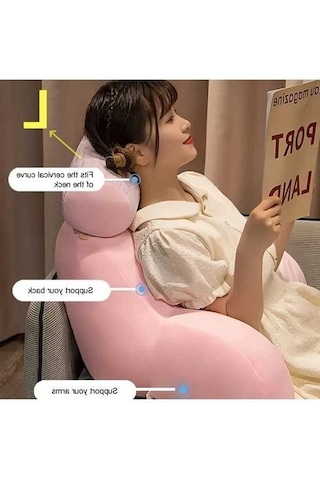 Trendooze Gri Beyaz Tasarım Koltuk Yastığı, 60x40cm, Mevsimsiz Kullanım Gri Beyaz