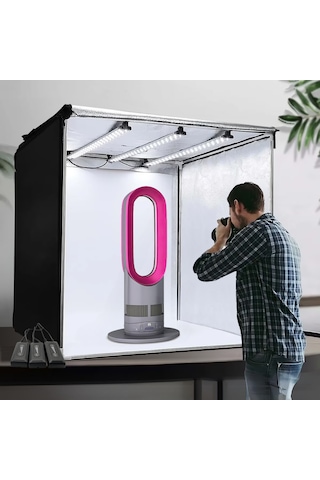 Gdx Pro Iı 3 Led Işıklı Ürün Çekim Çadırı 80x80 Cm