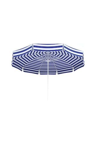 Türklersemsiye Tevalli Parasol'S 100/10 Lüks Plaj Ve Bahçe Şemsiye - Mavi Beyaz (526278051)