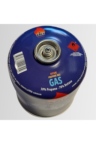 5'li Set - Golf Butan Propan Kamp Gazı Valfli Kartuş 230 Gr Çok Renkli