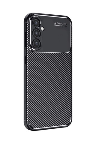 Samsung Galaxy A16 5g Kılıf Auto Focus Karbon Kapak - Siyah
