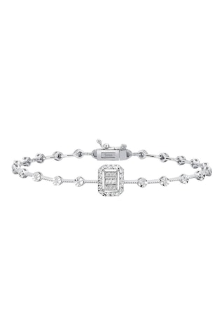 Sirius Işıltı Efektli Baget Pırlanta Su Yolu Bileklik 0847B0002