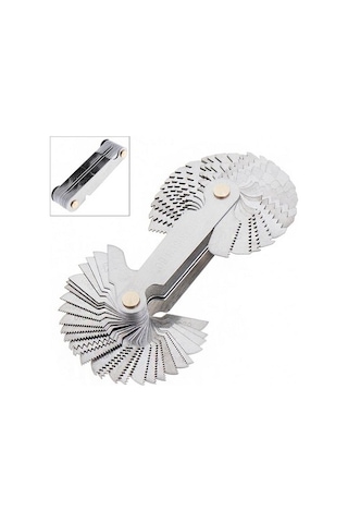 Vida Profillerini Ölçme Diş Tarağı Metrik/inç