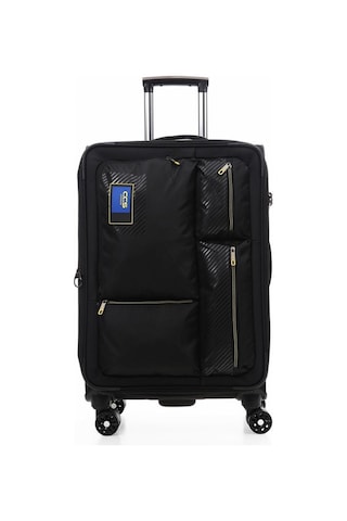 Ççs 600 Kumaş Orta Boy Valiz Siyah Null Siyah